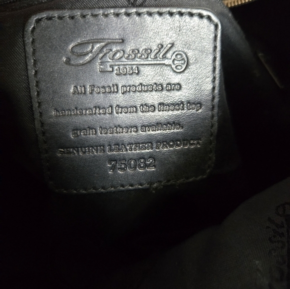 Fossil Black Leather Crossbody Bag - Picture 10 of 13